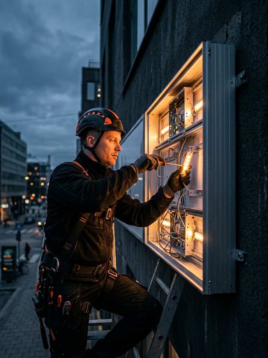 Светодиодные вывески: как выбрать LED-панели для наружной рекламы